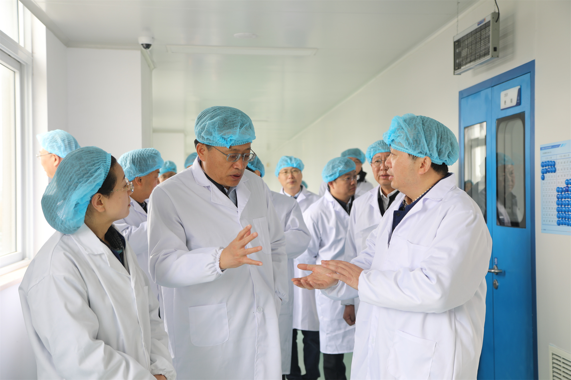 江苏省副省长胡广杰一行莅临skybet天空体育药业调研指导